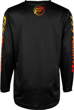 Fly Racing 2024 F-16 Jersey - Black Yellow Orange CL