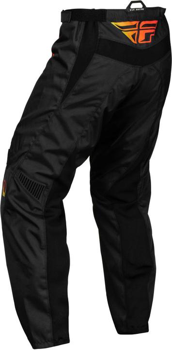 Fly Racing 2024 F-16 Youth Pants - Black Yellow Orange