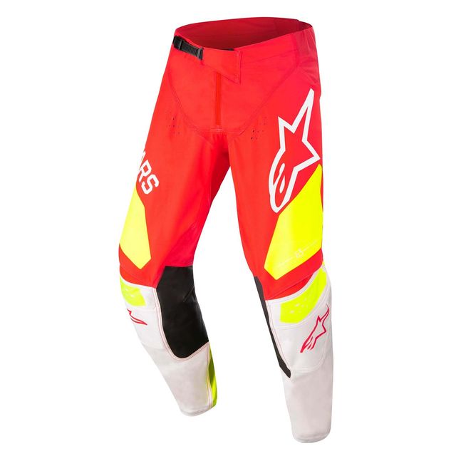 Alpinestars 2022 YTH RACER FACTORY PANTS | FLURO RED/WHITE/FLURO YELLOW