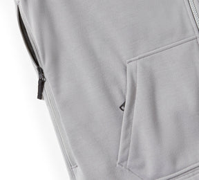 Harley-Davidson Men's H-D Trenton Deflector 2.0 Hooded Riding Fleece - Colorblock - Billiard Grey & Harley Black