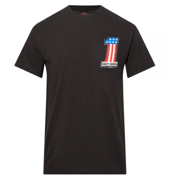 Harley-Davidson Men's Left Chest RWB #1 Dealer Tee