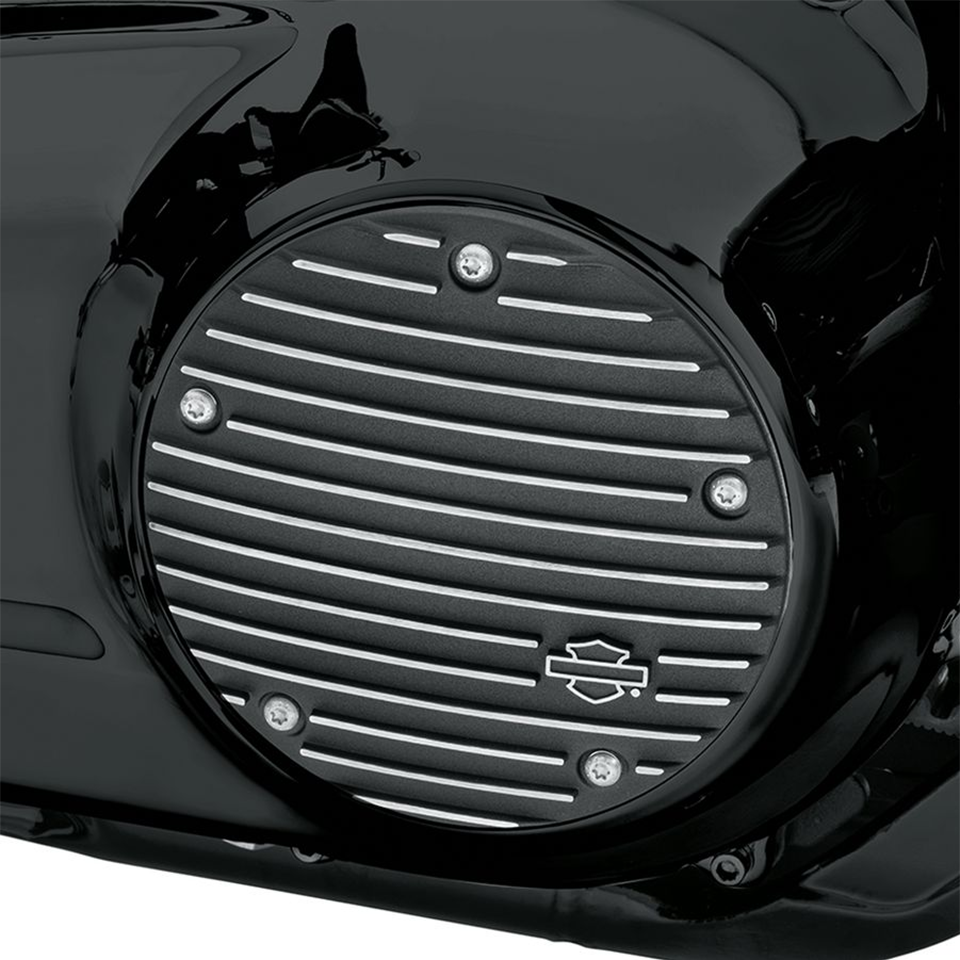 Harley-Davidson Black Fin Narrow-Profile Derby Cover