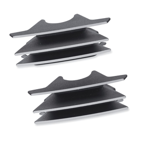 Harley-Davidson Finned Spark Plug Covers - Black
