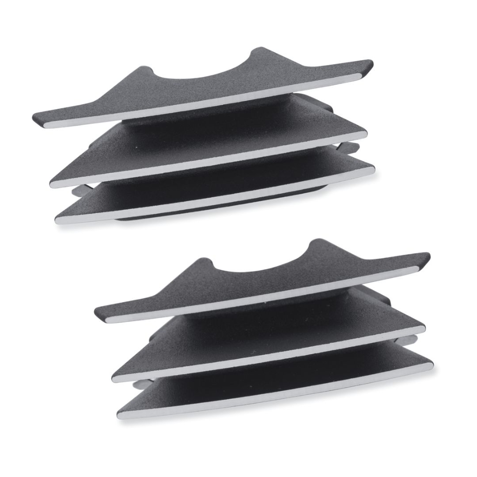 Harley-Davidson Finned Spark Plug Covers - Black