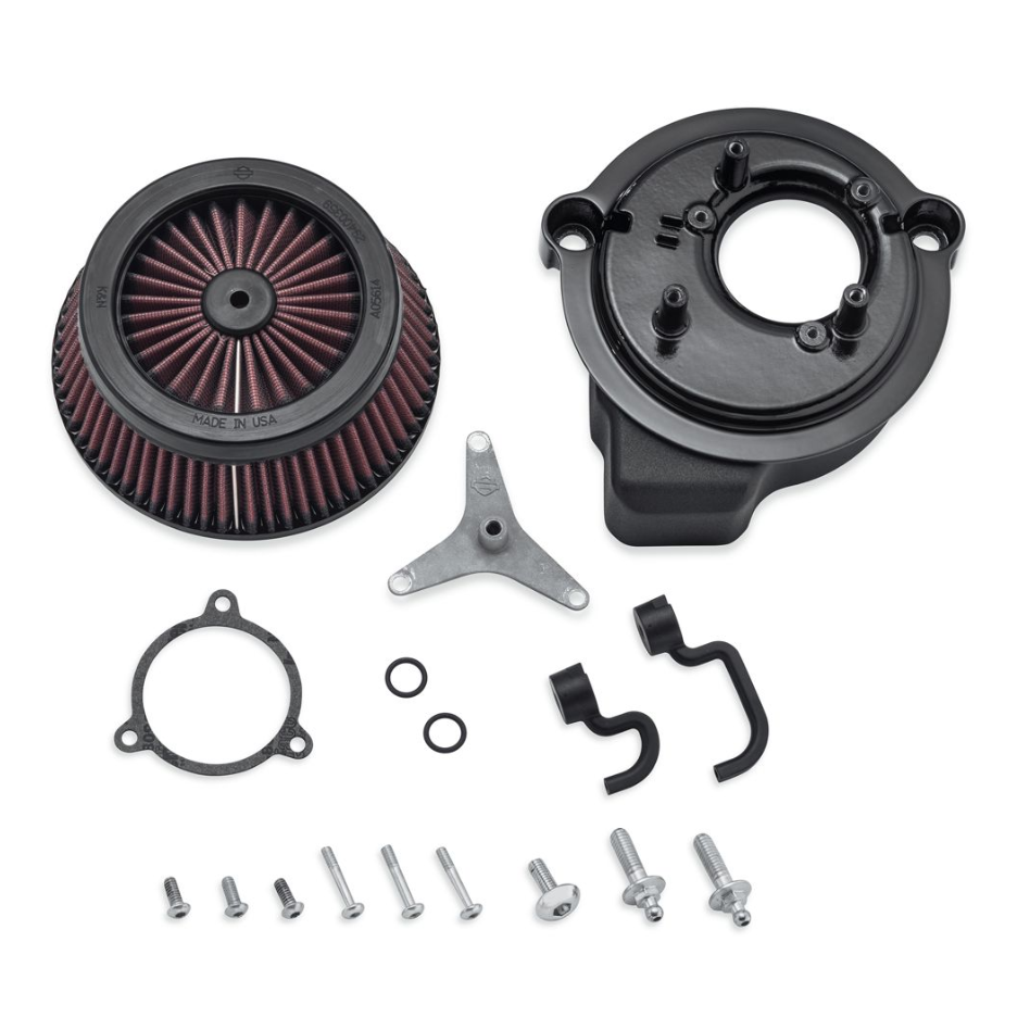Screamin' Eagle Round Extreme-Flow Air Cleaner - Center Bolt