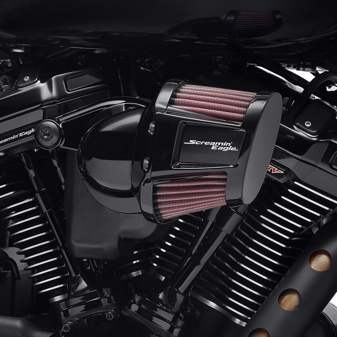 Screamin Eagle Heavy Breather Elite Air Cleaner Kit 29400407 Screamin Eagle Heavy Breather Elite Air Cleaner Kit 29400407