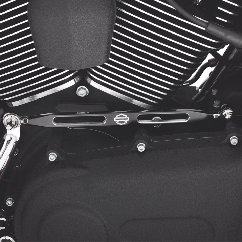 Harley-Davidson Slotted Black Anodised Custom Gear Shift Linkage