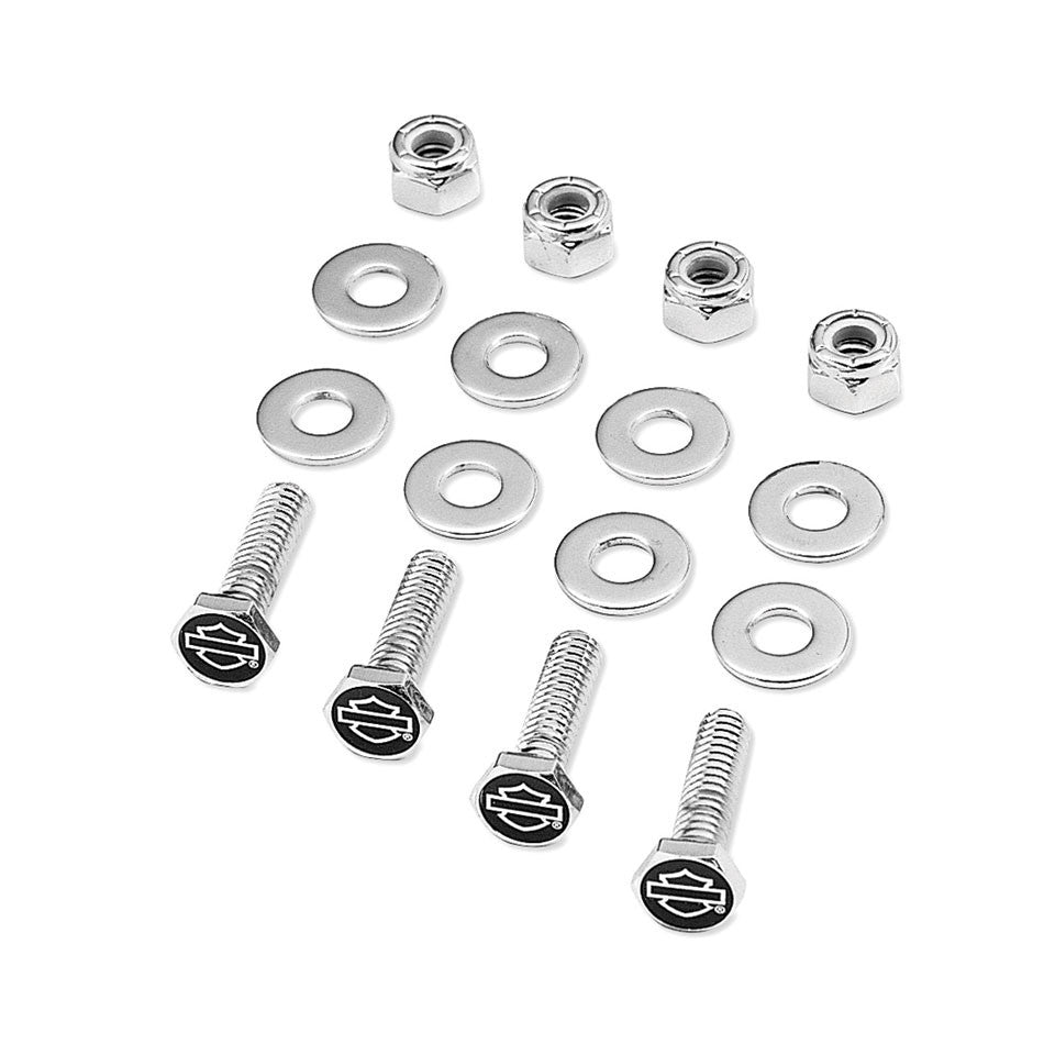 Harley-Davidson Bar & Shield Logo Licence Plate Hardware Kit 41161-01