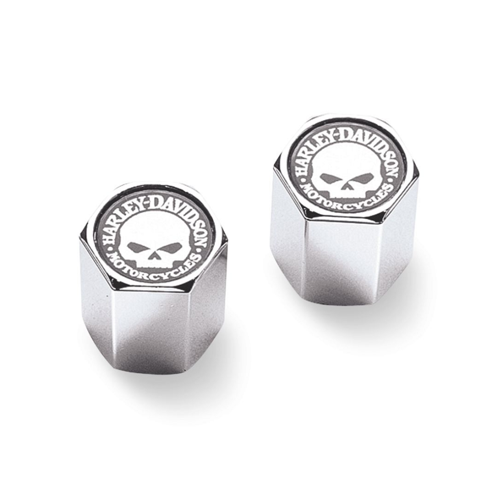 Harley-Davidson Willie G Skull ABS Valve Stem Caps