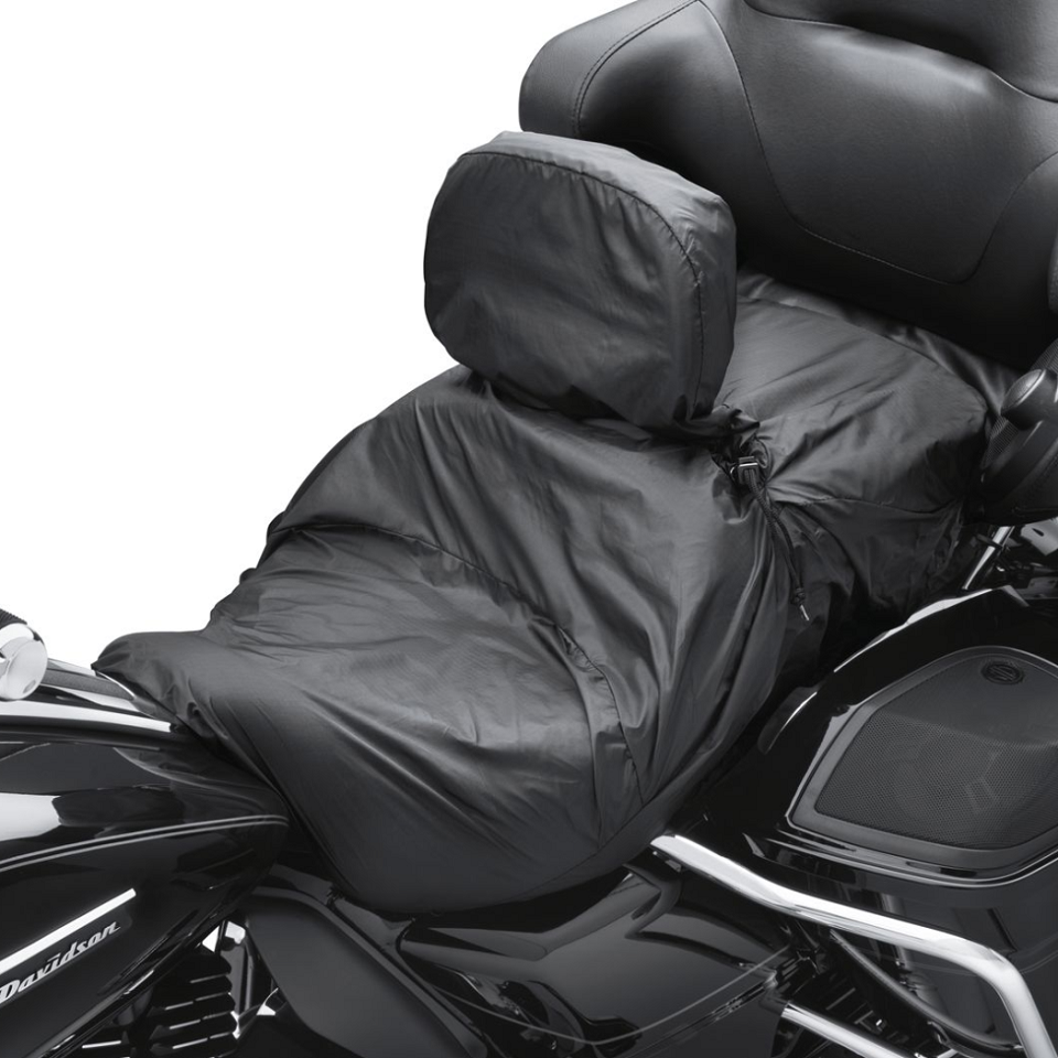 Harley-Davidson Touring Seat Rain Cover with Rider Backrest