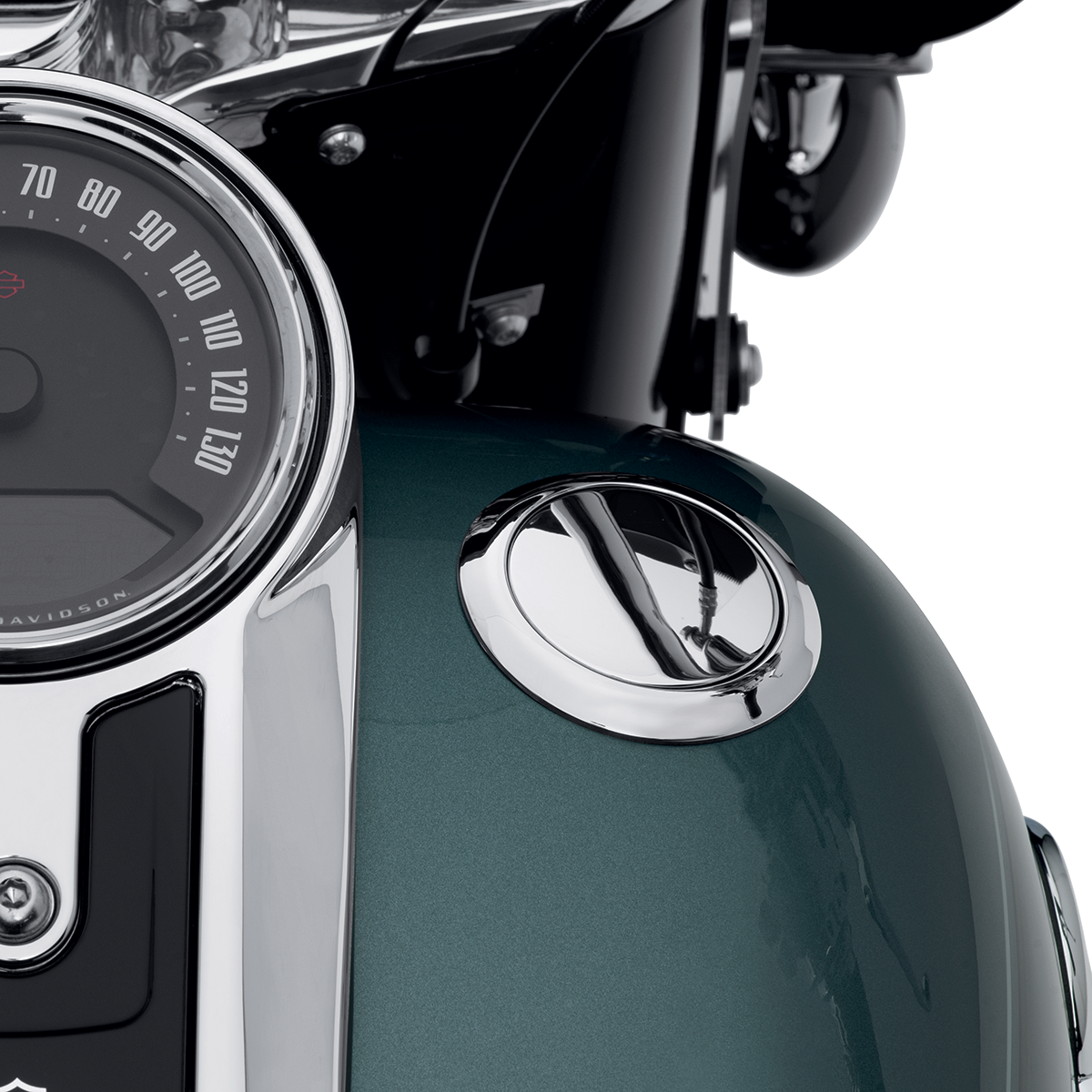 Harley-Davidson Flush-Mount Fuel Cap & Left Side Tank Cap Kit