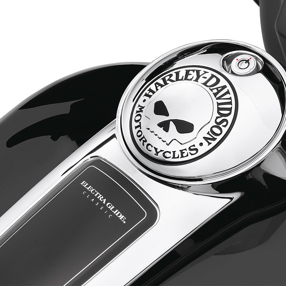 Harley-Davidson Willie G. Skull Fuel Console Door - Touring 61308-09A