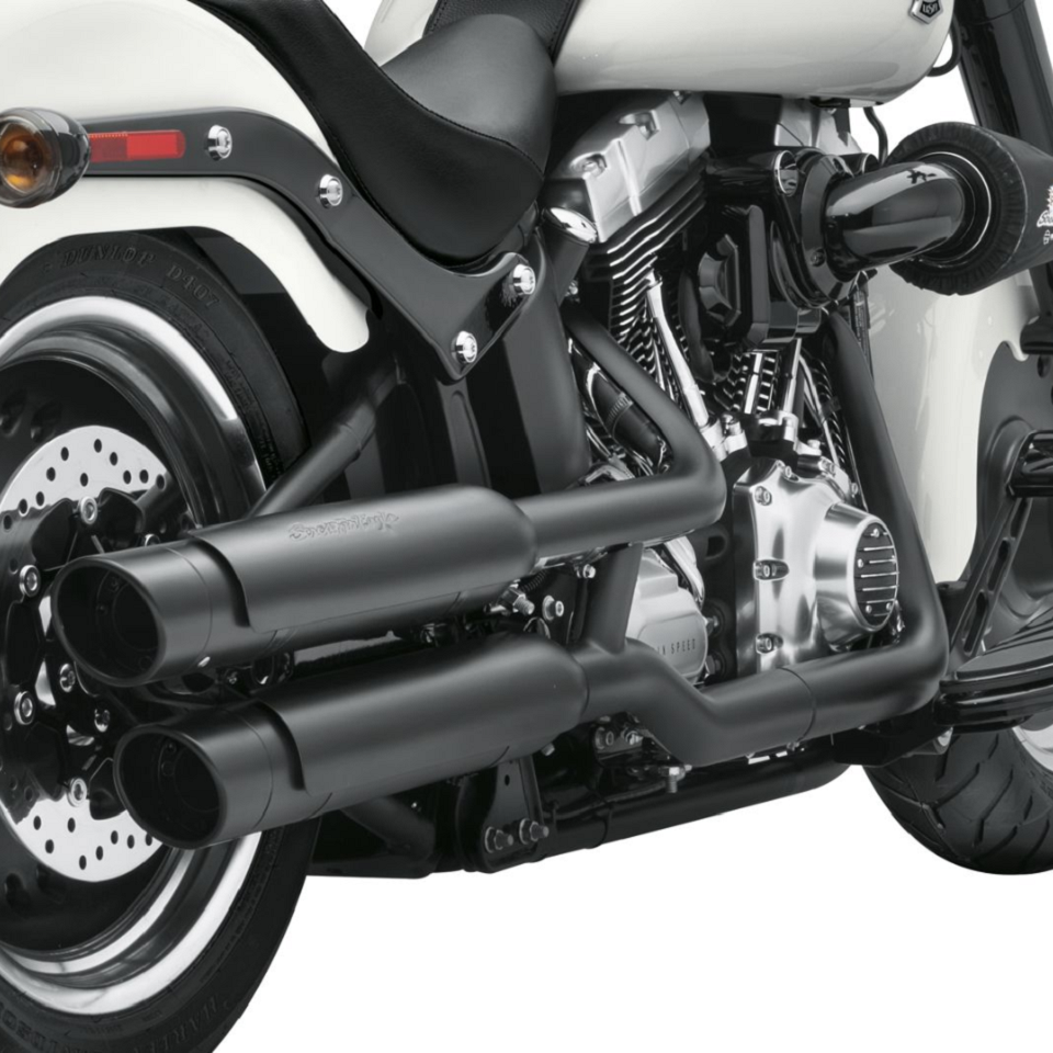 Screamin' Eagle Street Cannon Slip-On Mufflers - Softail Shotgun