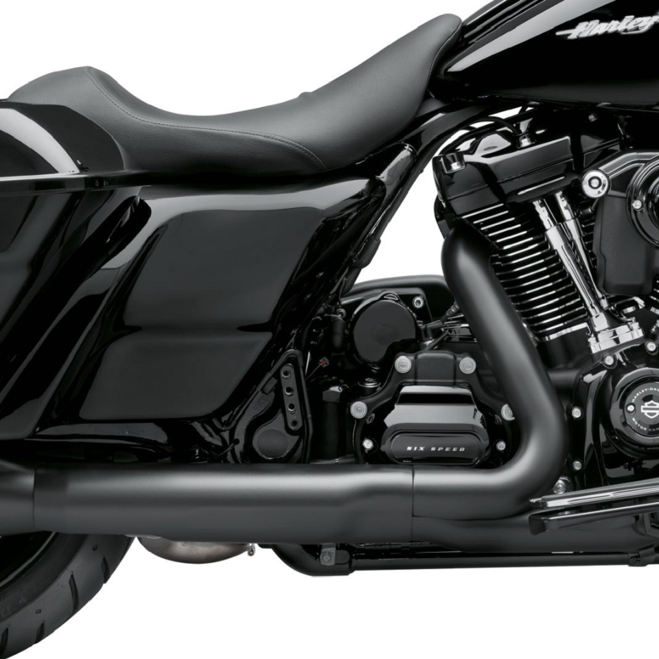 Screamin' Eagle Satin Black Exhaust Shield Kit