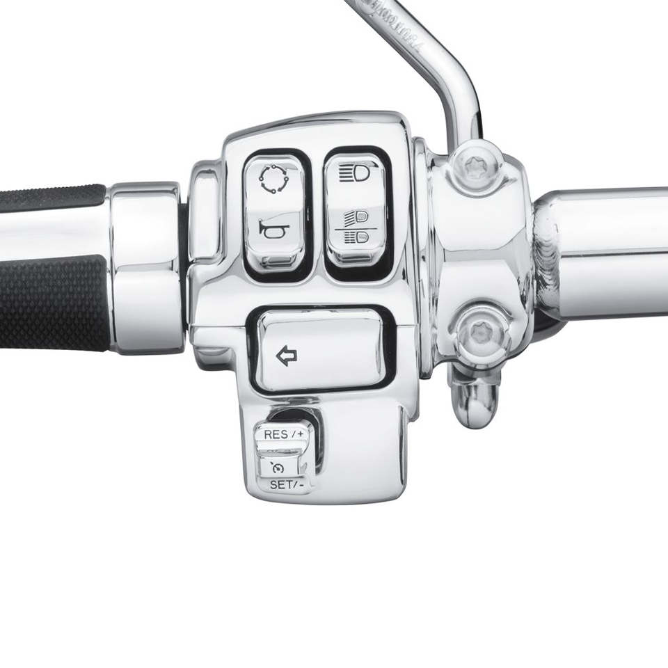 Harley-Davidson Chrome Switch Cap Kit
