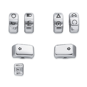 Harley-Davidson Chrome Switch Cap Kit 71500441