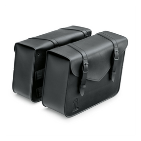 Harley-Davidson Black Standard Line Large Throw-Over Saddlebags