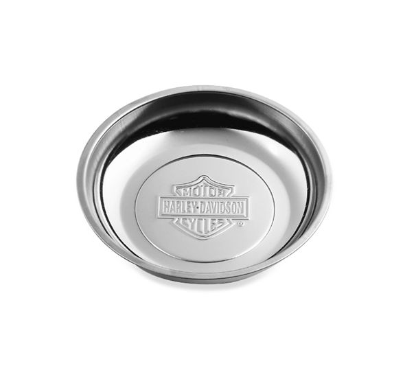 Harley-Davidson Stainless Steel 6 in. Tray with Magnetic Base