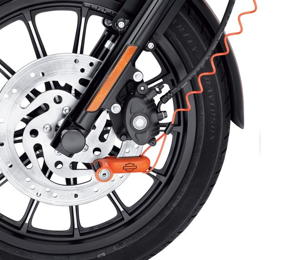 Harley-Davidson Orange Disc Brake Lock and Reminder Cord
