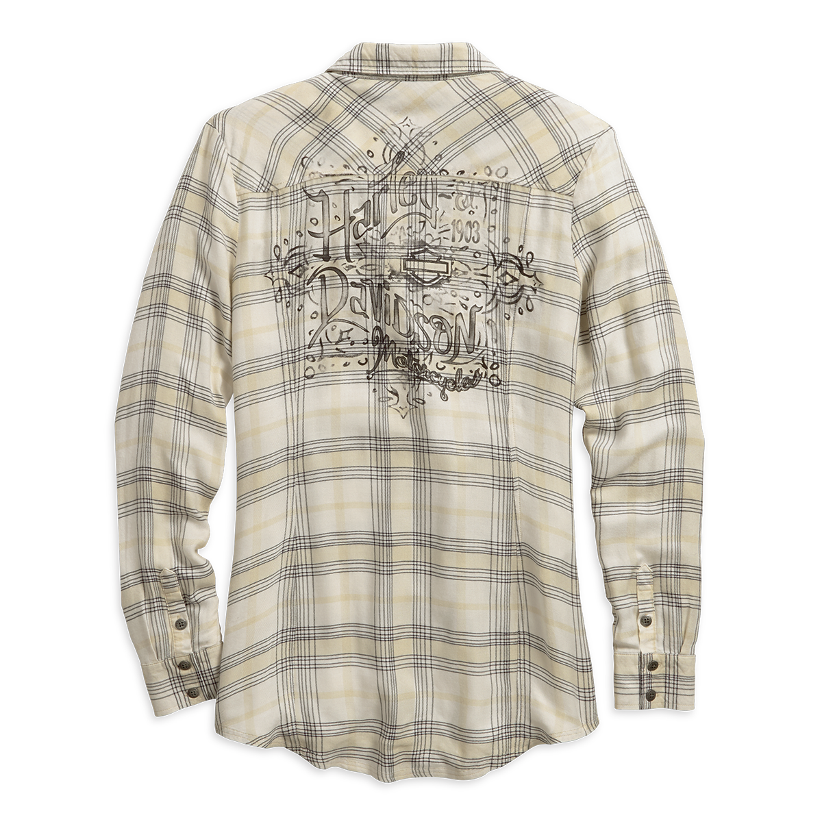 Harley-Davidson Relaxed Fit Plaid Women's Shirt