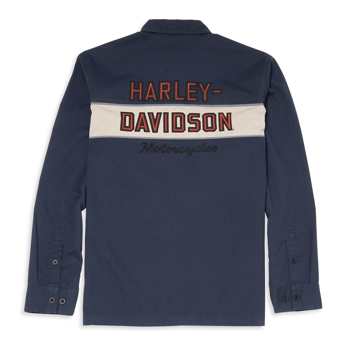 Harley-Davidson Arched Graphic Colourblock Men's Mechanics Shirt