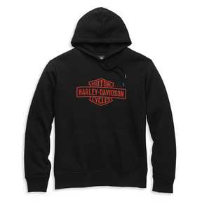 Harley-Davidson Oil Can Bar & Shield Men's Distressed Pullover Hoodie