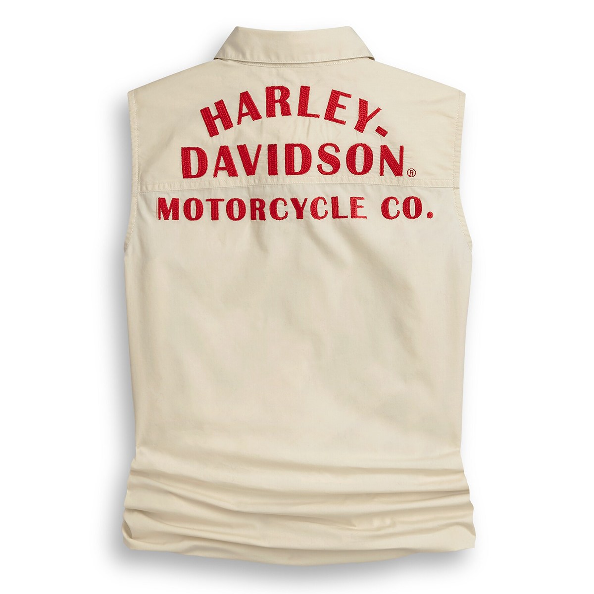 Harley-Davidson #1 Skull Tie-Front Women's Shirt
