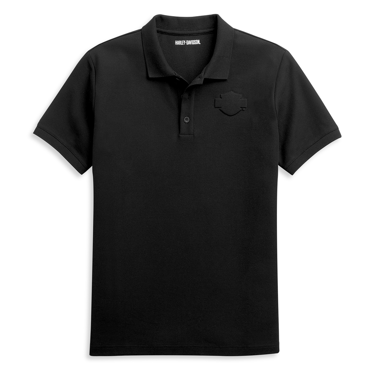 Harley-Davidson Embossed Logo Men's Knit Polo