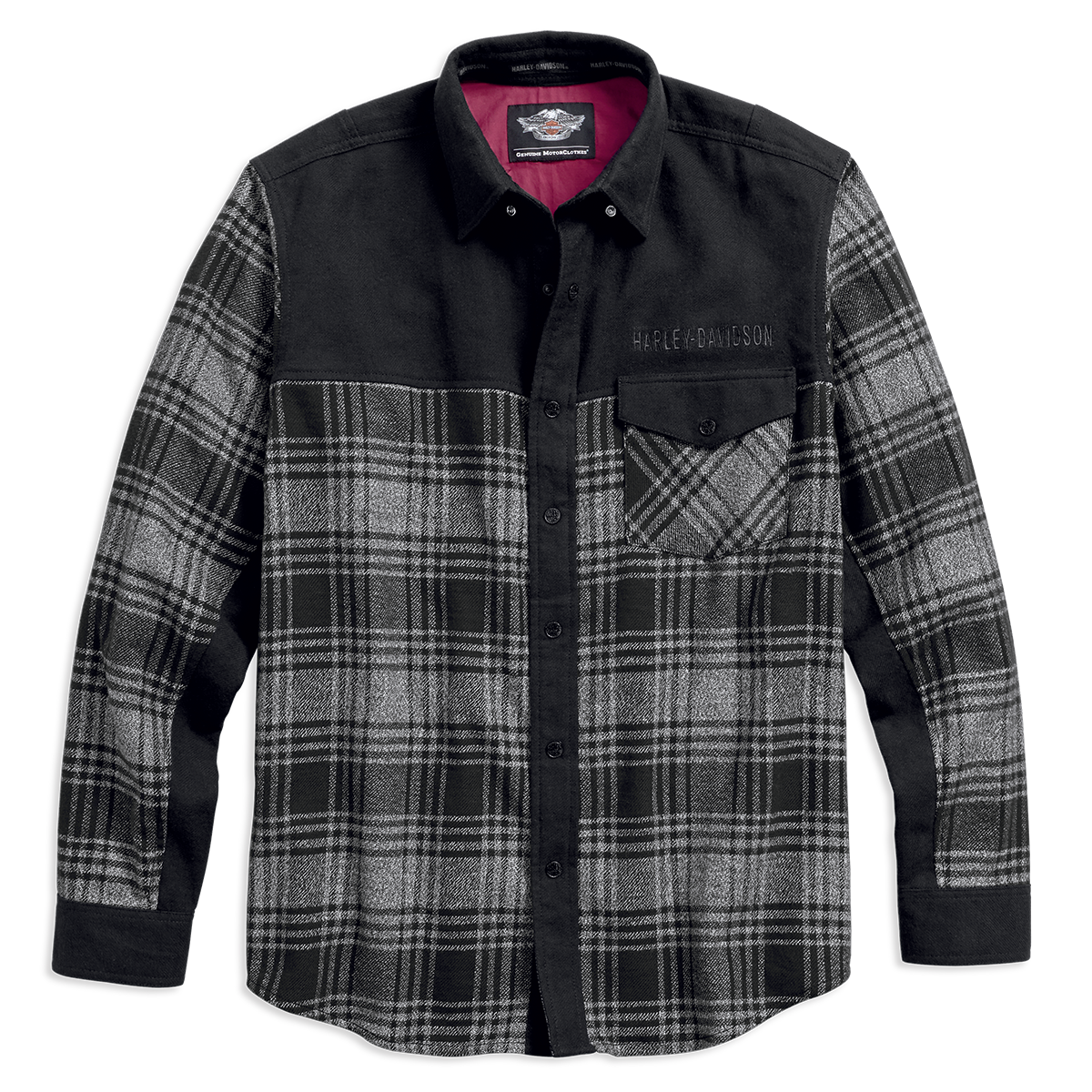 Harley-Davidson Marled Plaid Men's Shirt