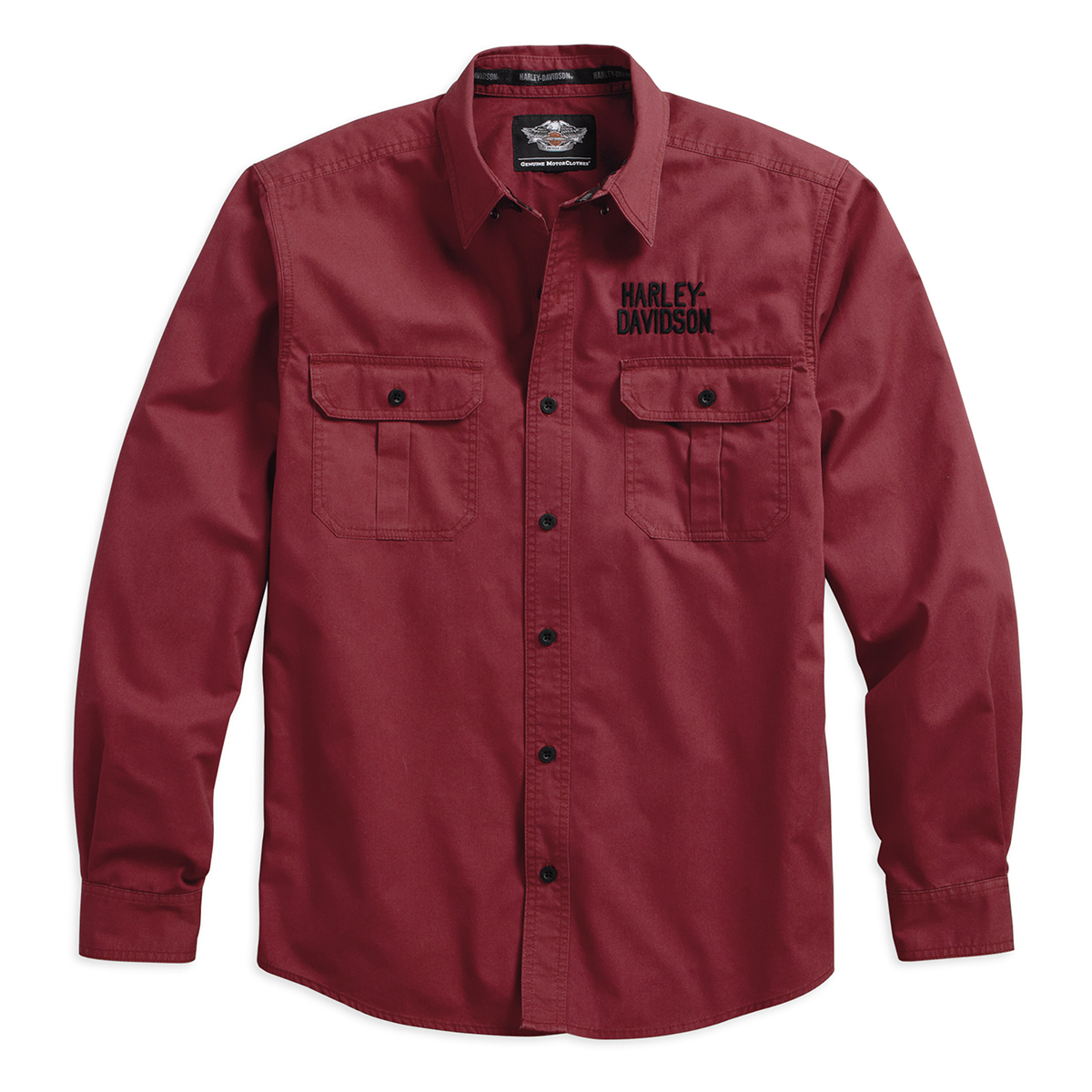 Harley-Davidson Embroidered Men's Woven Shirt