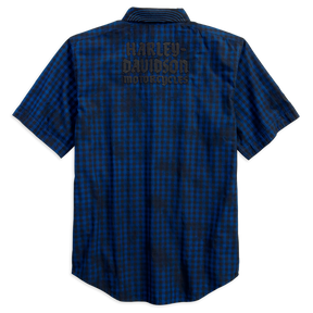 Harley-Davidson Cloud Wash Men's Plaid Shirt