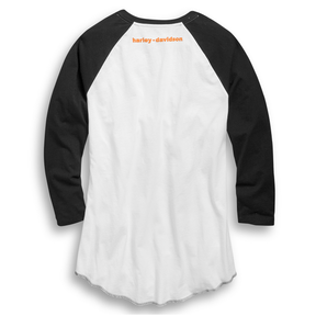 Harley-Davidson Faster Women's Baseball Tee