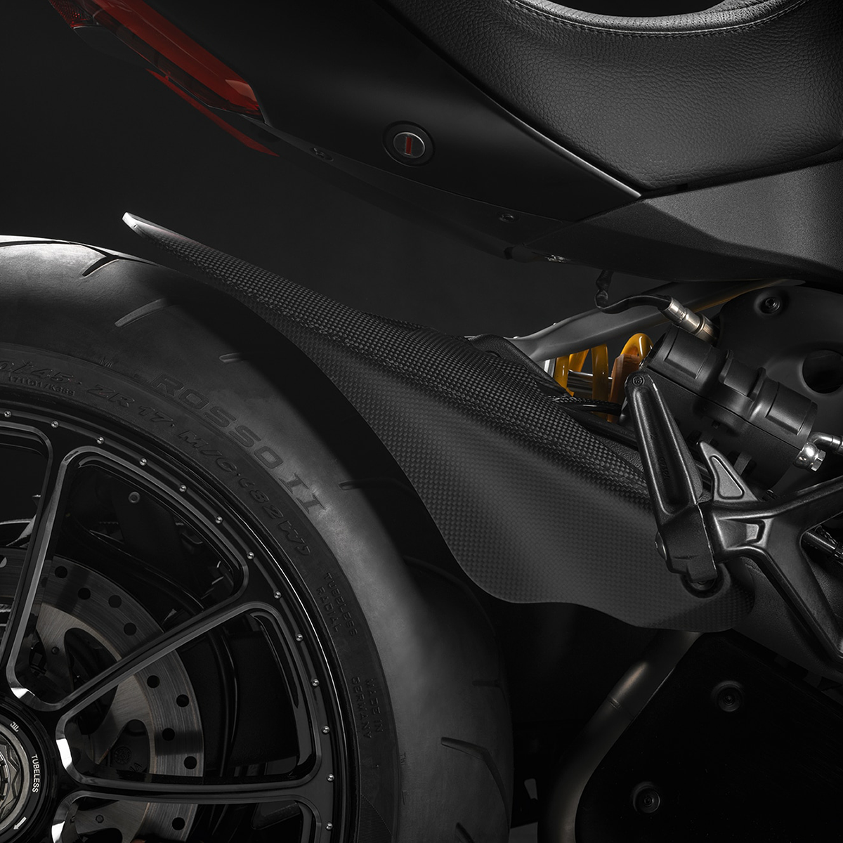 Ducati Carbon Rear Mudguard - XDiavel - 96980821A