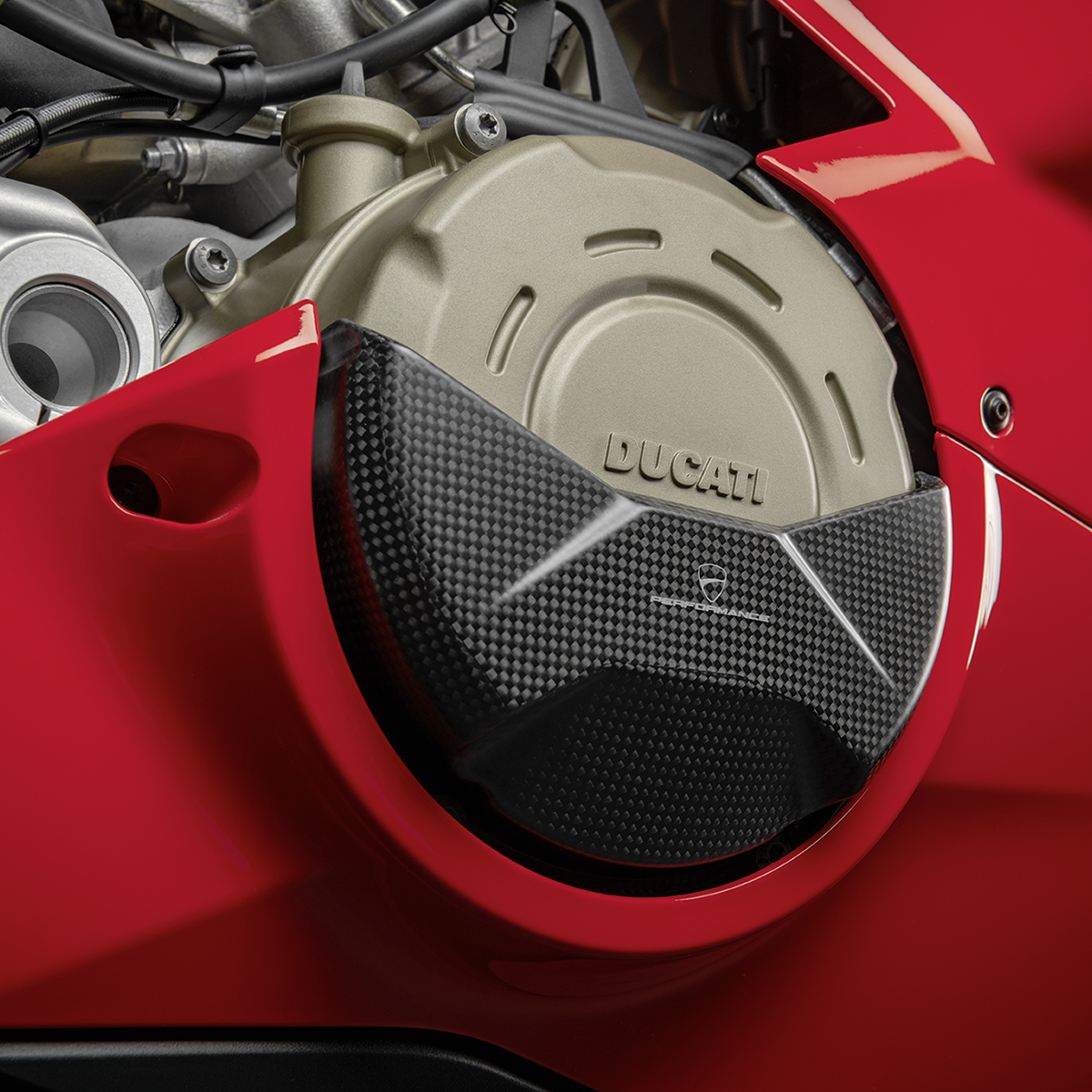 Ducati Carbon Clutch Cover - Panigale V4