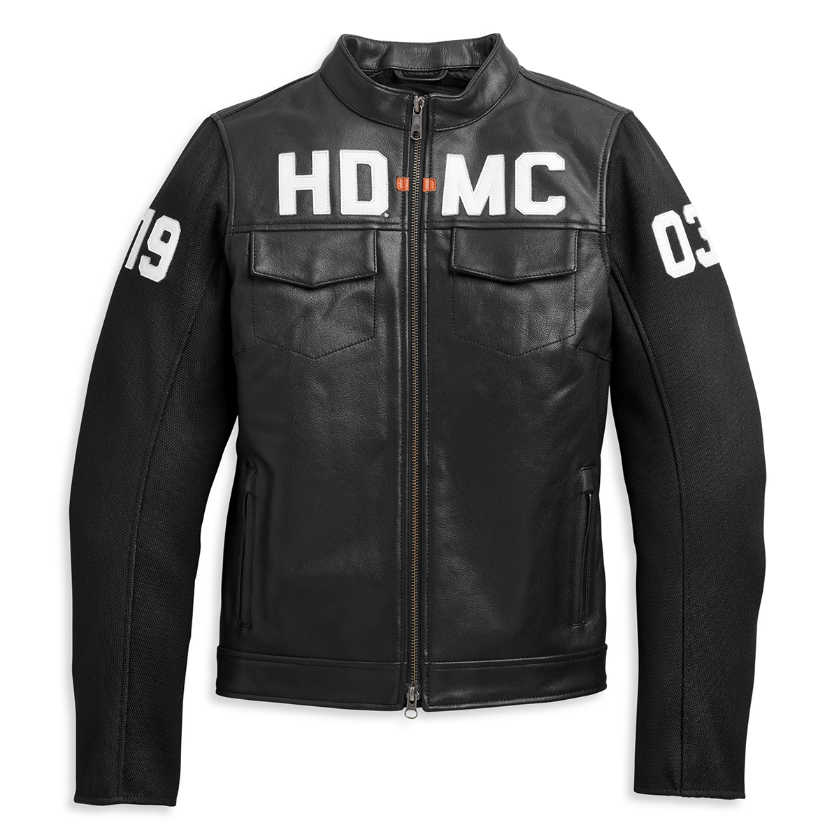 Harley-Davidson HD-MC Mixed Media Women's Bomber Jacket