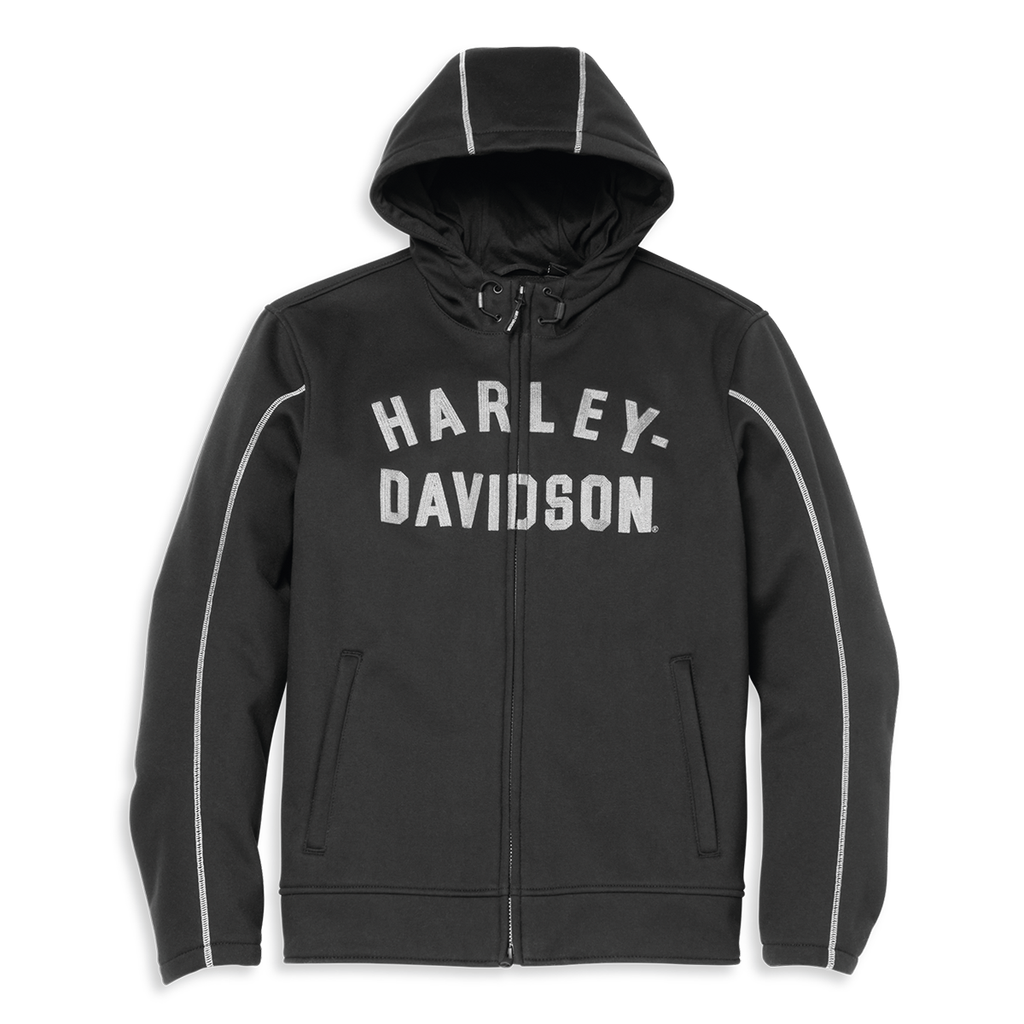 Harley davidson shop zipper hoodie