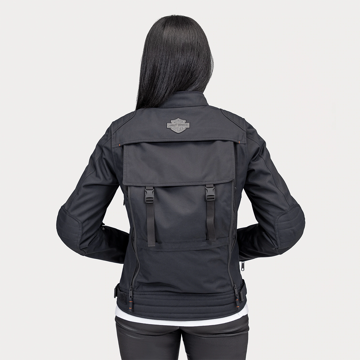 Harley-Davidson Bagger Women's Textile Riding Jacket with Backpack