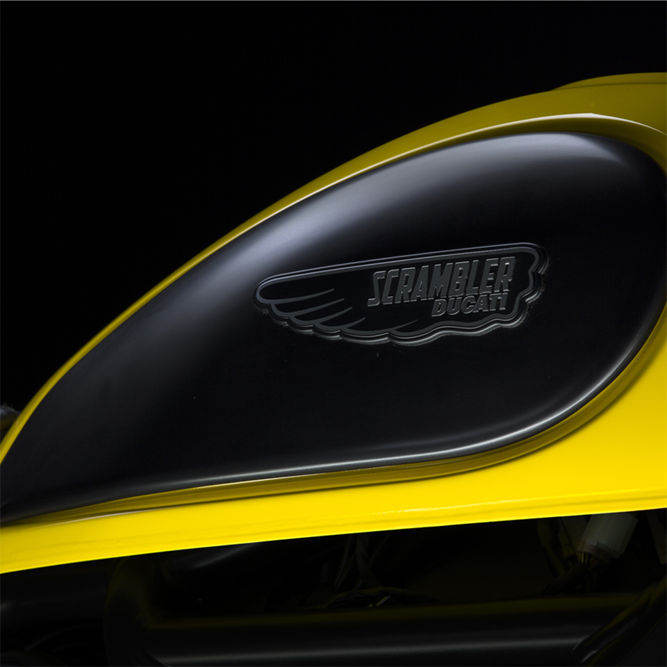 Ducati Black-Alu Tank Side Covers - Scrambler