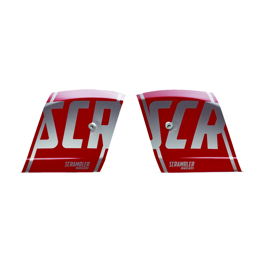 Ducati Side Panel Stickers - Scrambler