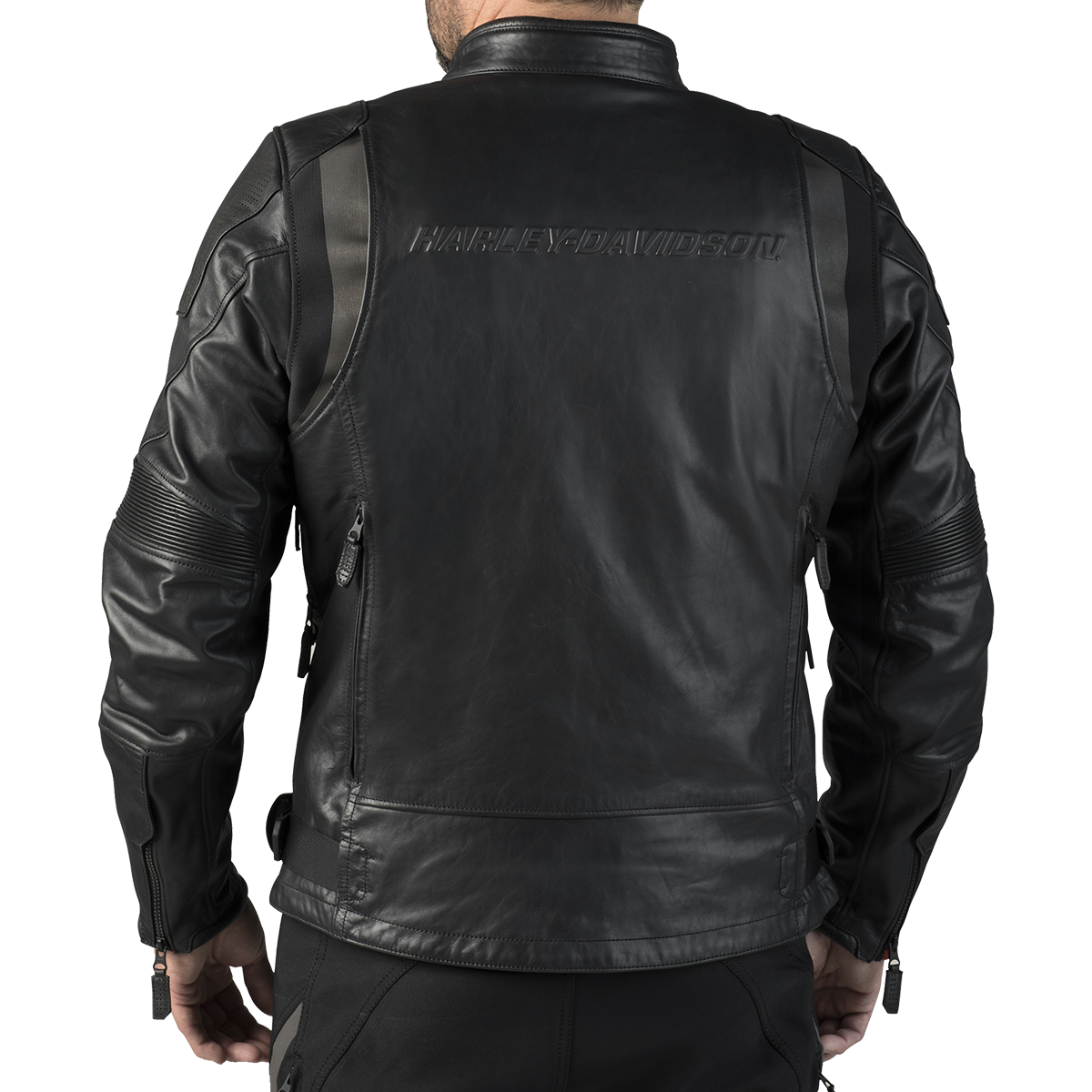 Harley-Davidson FXRG Triple Vent System Men's Waterproof Leather Jacket