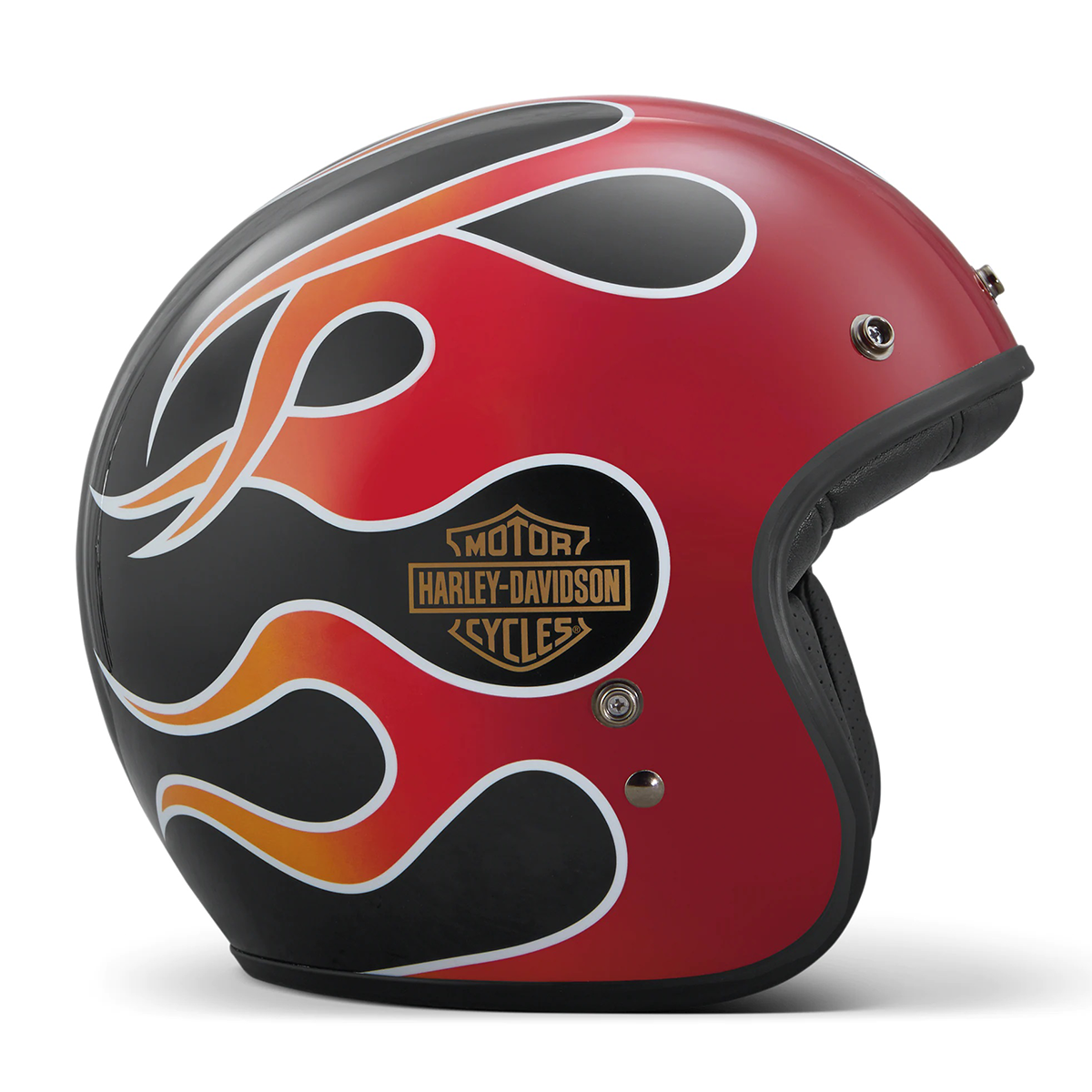 Harley-Davidson Retro Flame 3/4 Helmet