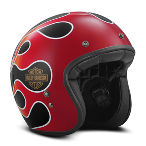 Harley-Davidson Retro Flame 3/4 Helmet