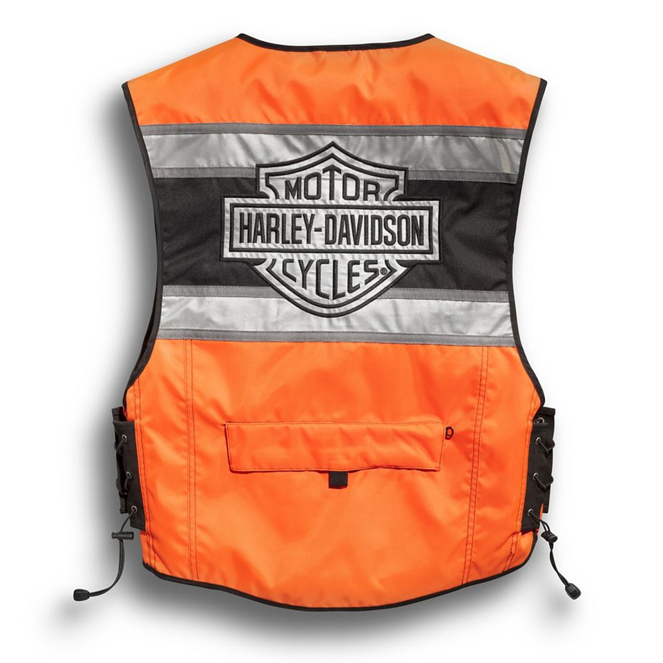 Harley-Davidson Hi-Vis Men's Vest - Orange