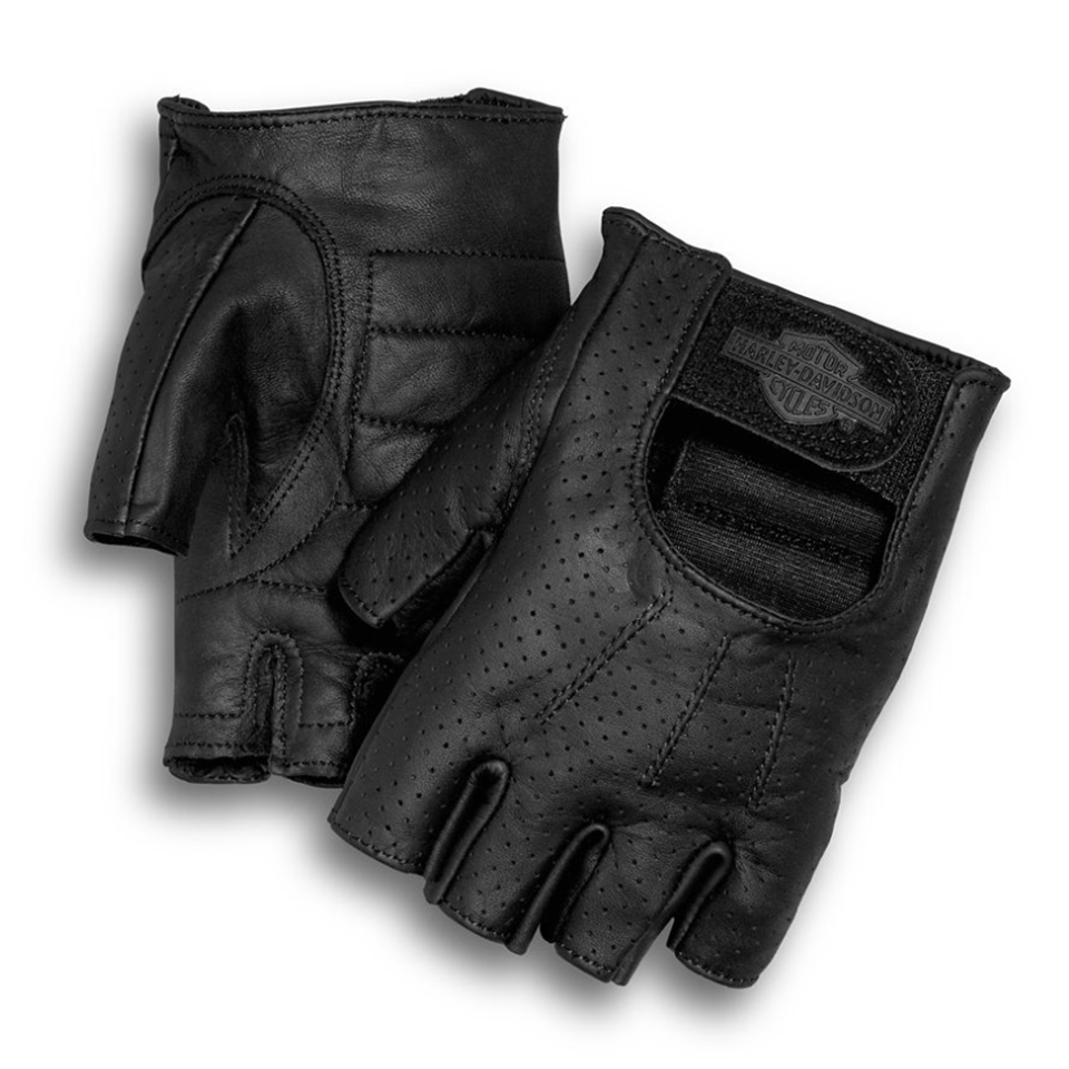 Harley-Davidson Men's Perforated Fingerless Gloves