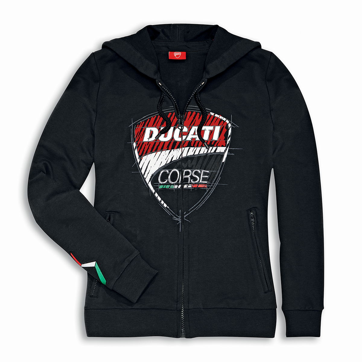 Ducati Corse Sketch Women's Hooded Sweatshirt