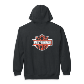 Harley top zipper hoodie