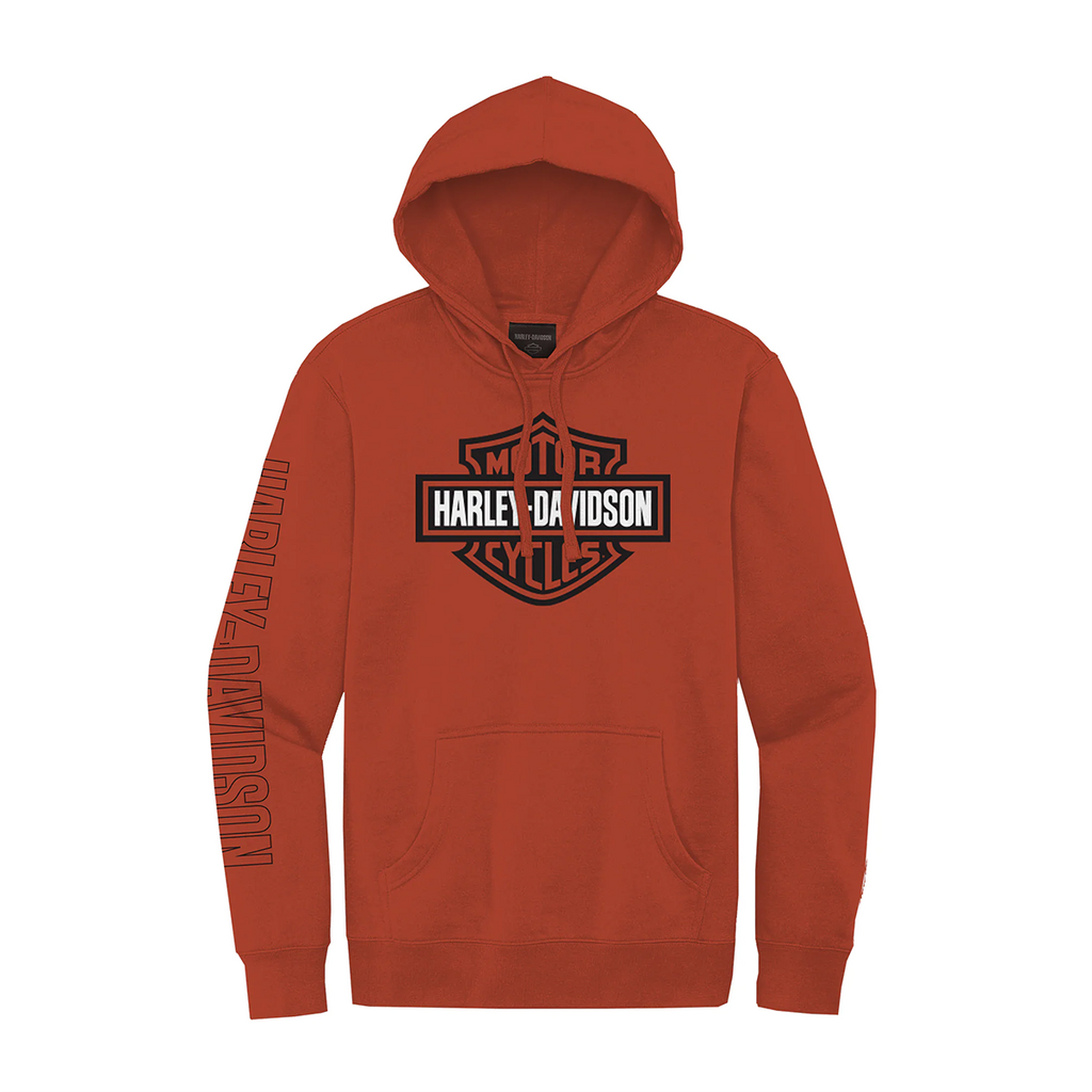 Harley Davidson Hallmark Bar Shield Men s Hoodie 99042 22VM