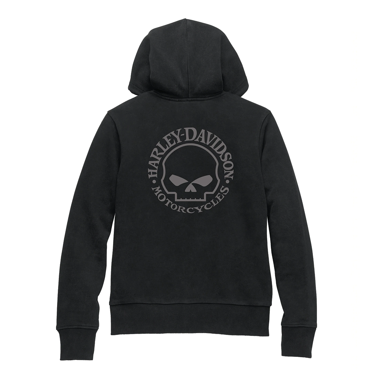 Harley-Davidson Special Skull Women's Zip Front Hoodie