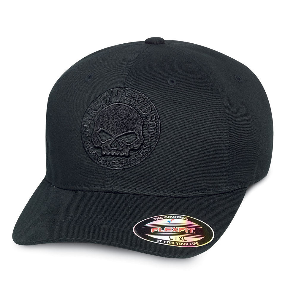 Harley-Davidson Skull Men's Stretch Cap - 99421-16VM