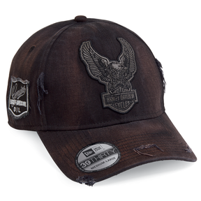 Harley-Davidson Upright Eagle Patch Men's 39THIRTY Cap
